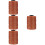 Cordes Cirées Erhu Réparation Accessoire Couleur Marron Solide 6