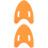 2Pcs Orange Eva Kickboard Swim Float Lightweight Swimming Training Aid 4