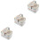 3Pcs Multi Metal Holiday Tin Boxes for Cookie Candy Treat Storage 4