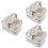 3Pcs Multi Metal Holiday Tin Boxes for Cookie Candy Treat Storage 5