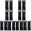 16Pcs Non-Slip Stroller Hooks Black Nursery Bag Holders for Pushchairs 3