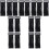16Pcs Non-Slip Stroller Hooks Black Nursery Bag Holders for Pushchairs 4