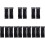 16Pcs Non-Slip Stroller Hooks Black Nursery Bag Holders for Pushchairs 5