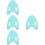 4Pcs Light Green Eva Kickboards Swim Training Aid Floats for Beginners 6