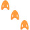 3Pcs Lightweight Eva Kickboard Swim Float Orange for Swimming Practice 8