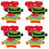 12Pcs Delicate Woolen Reusable Doll Clothes Bear Dress Set 4