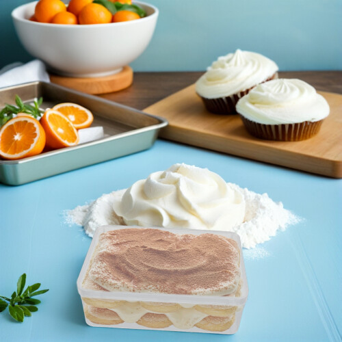 6Pcs Plastic Clear Dessert Holders for Tiramisu Cake Mousse with Lids 2