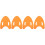 4Pcs Eva Swim Training Floats Kickboard for Swimming Support Orange 3