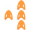4Pcs Eva Swim Training Floats Kickboard for Swimming Support Orange 5