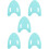 5Pcs Eva Swim Training Kickboard Float Lightweight for Beginners 7