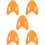 5Pièces Float De Natation Orange Eva Pour Swim Training Débutants 7