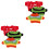 6Pcs Reusable Doll Sweaters Cute Bear Doll Dress-Up 2