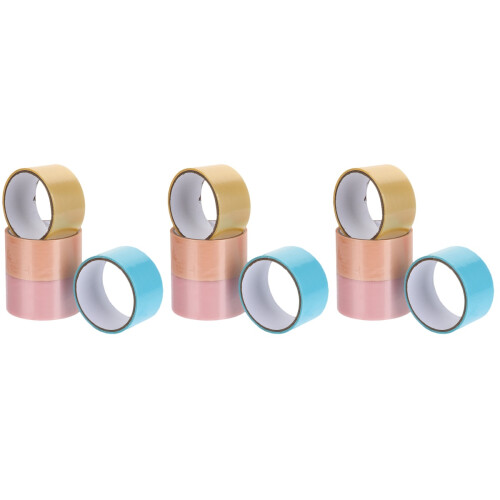 12Rolls Self-Adhesive Bright Color Colored Ball Tapes for Creative DIY 2