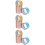 12Rolls Self-Adhesive Bright Color Colored Ball Tapes for Creative DIY 7