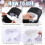 100 Pcs Hat Sweat Liner  Absorbent Sweat Pad Odor Soft Hat Sweat Protector Disposable Hard Hat Sweatband 3
