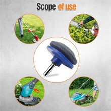 Lawnmower Sharpener,Lawn Mower Blade Sharpener Tool Kit, Universal Attachment for Lawn Mowers for Any Power Hand Drill A