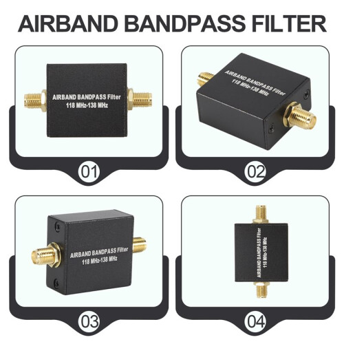 118MHz-138MHz Airband Bandpass Filter BPF for RX Only 1