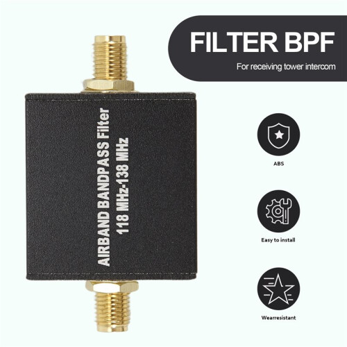 118MHz-138MHz Airband Bandpass Filter BPF for RX Only 2