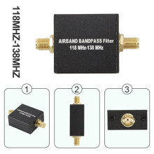 118MHz-138MHz Airband Bandpass Filter BPF for RX Only