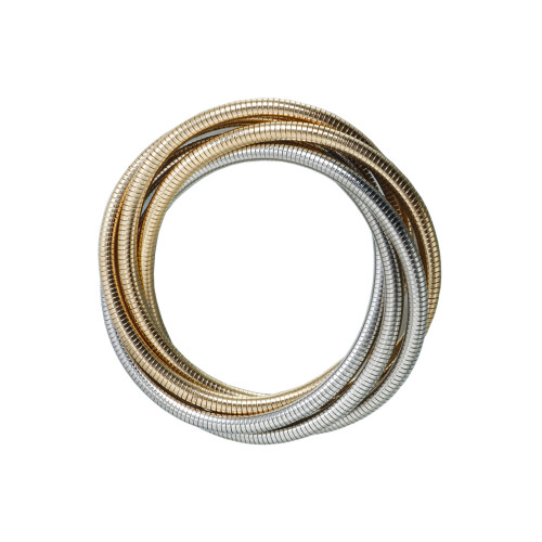 Stijlvolle Snake Bone-armband-Dubbele kleurmatching