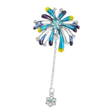 Elegant Rhinestones Brooch For Evening Event And Daily-Silver