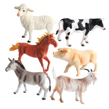 6PCS Miniature Farm Animals Collection Farm Animal Figurines