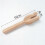 4 Prongs Wood Knitting Fork with Curved Tip Knitting Hook Large 6