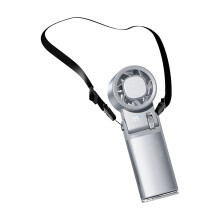 Lichtgewicht opvouwbare koeling Kleine ventilator USB-zilver