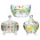 Elegant Hand Painted Glass Container Ideal For Nut-Covered bowl 2