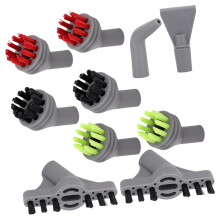 Ergonomic Steam Cleaner Brush Set For 39N7A,-ten piece set