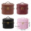 Modern Oval Shape Beauty Case Makeup Bag For Storing Tall-brown 7