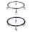 Household Gas Tank Base Universal Wheel Kitchen Rack-Black 2