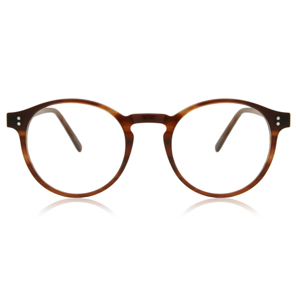 Smartbuy Collection Full Rim Oval Tortoise Pony Ac43b Unisex Eyeglasses