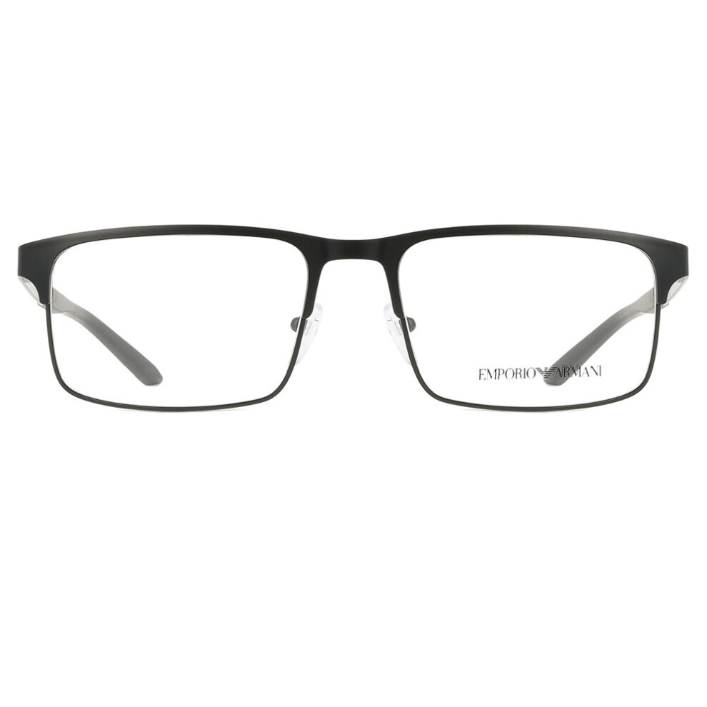 Emporio Armani Black Man Ea1170 3001 Optical Frames Metal Squared Normal - Image 4