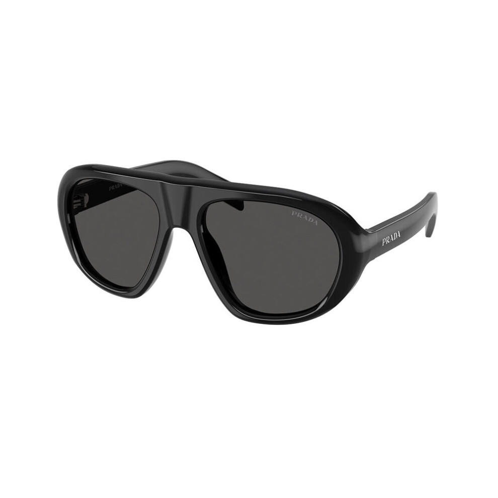 Prada Woman Sunglass PR C05S - Frame color: Black, Lens color: Dark Grey - Image 6