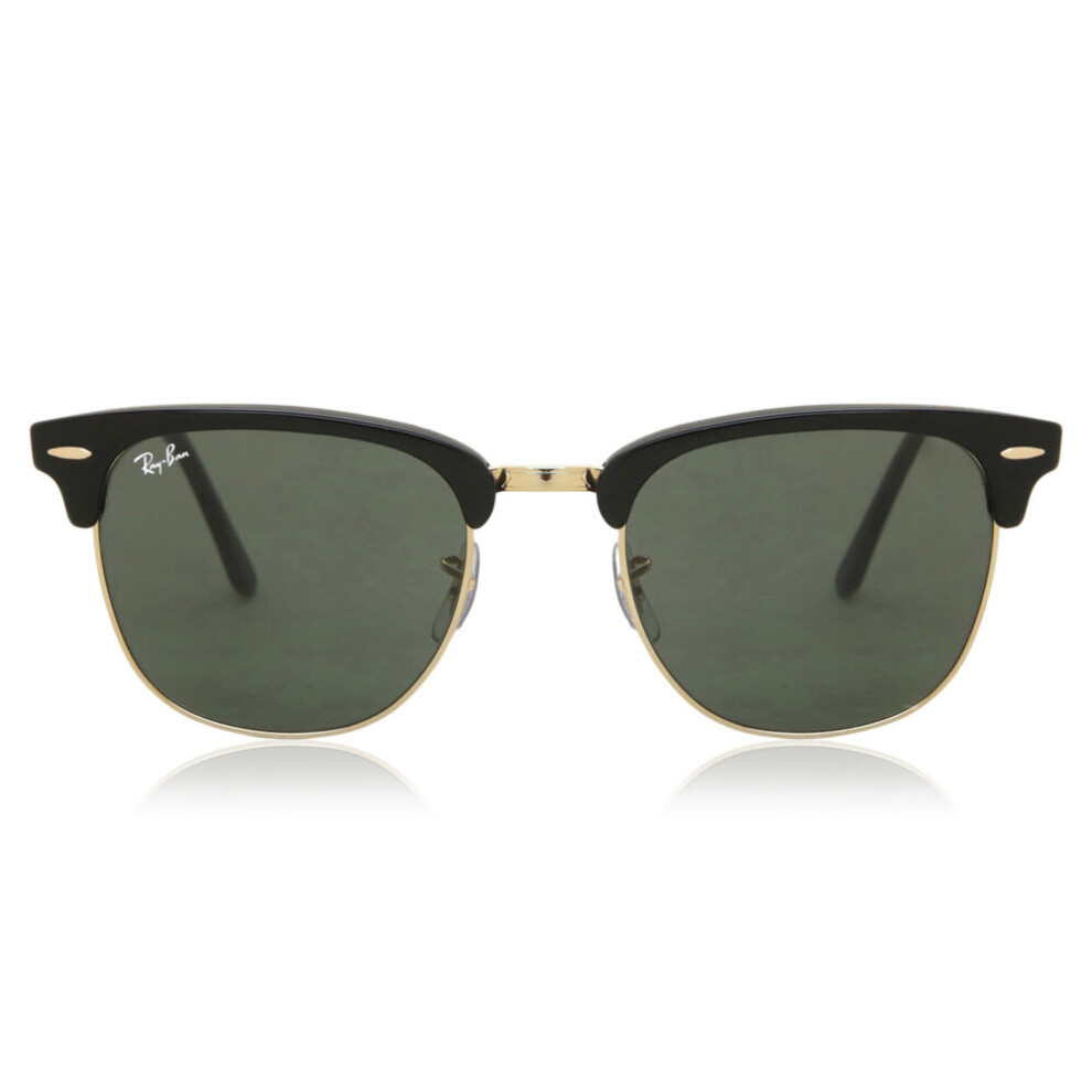 Ray - Ban Unisex G15 Ray - Ban Rb3016 Clubmaster W0365 Sunglasses Acetate Black Squared Normal - Image 3