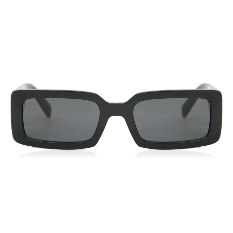 Dolce & Gabbana Black/Grey Dg6187 501/87 Woman Sunglasses Injected Squared Normal - Image 5