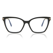 Tom Ford FT5812-B 001 Blue-Light Block Women New Eyeglasses