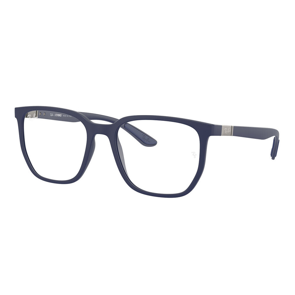 Ray-Ban Eyeglasses Rb7235 Optics - Sand Blue Frame Clear Lenses Polarized 55-19, RX7235 - Image 3