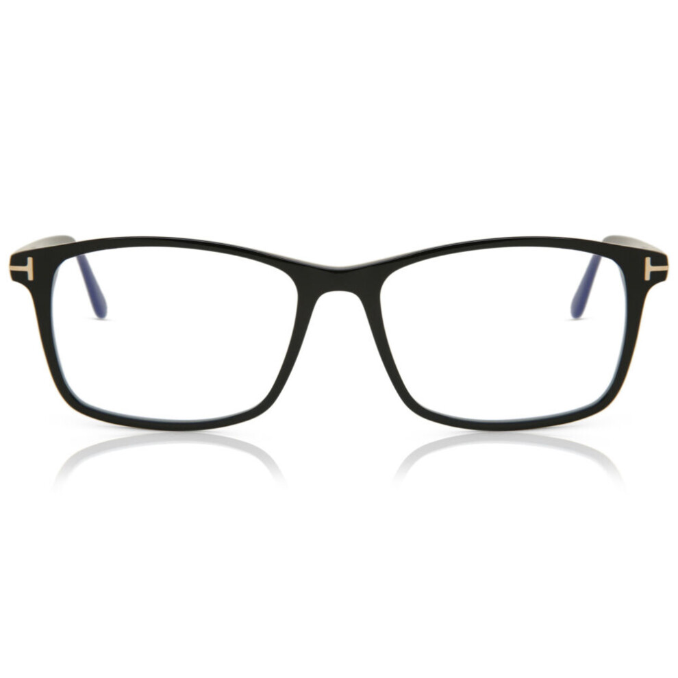 Tom Ford Ft5584-B 001 - Block Men New Eyeglasses Blue/Light