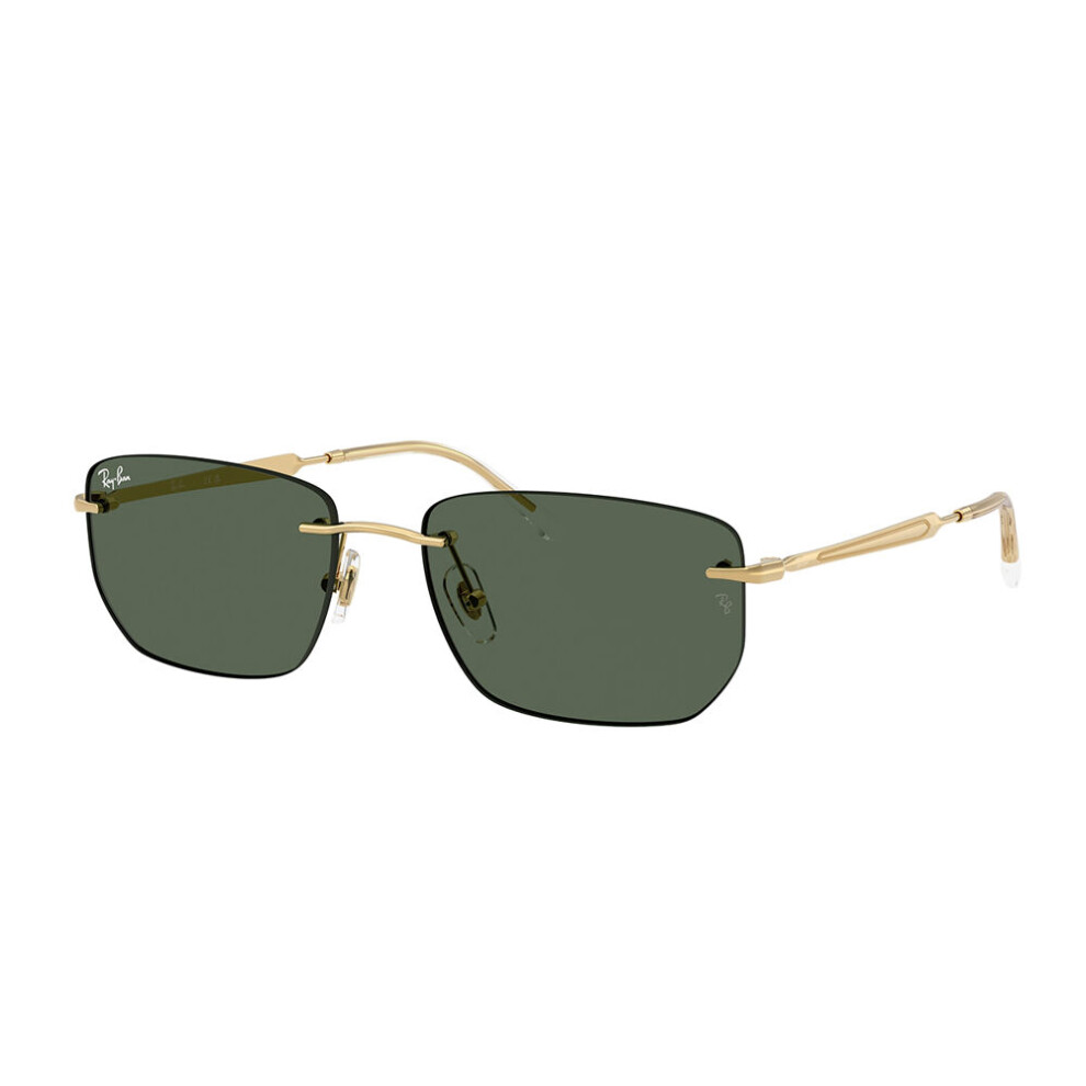 Ray-Ban Men's Gold Ray-Ban 0Rb3768 Irregular Sunglasses - Image 9
