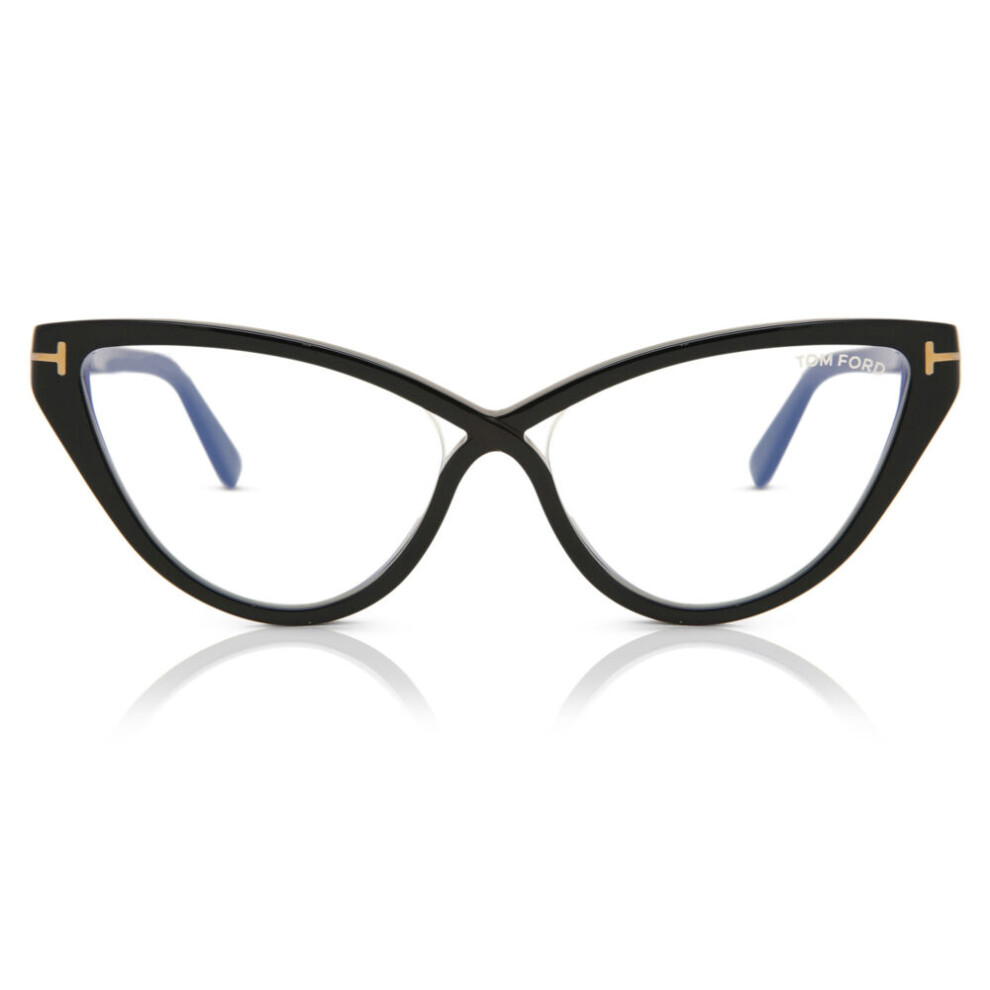 Tom Ford Ft5729-B 001 Blue-Light Block Women New Eyeglasses