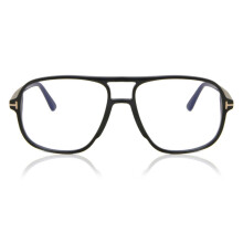 Tom Ford FT5737-B 001 Blue-Light Block Men New Eyeglasses