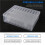 Bead Organizer Box, A Large Transparent Box with 30PCS Small Clear Plastic Storage Containers,Portable  Storage Box 10
