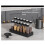Coffee Beans Storage Container Display Rack Walnut Tea Tube Bottle Glass Espresso Coffee Accessories Tool 4
