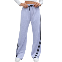 Lässige Jogginghose mit weitem Bein für Damen, bequeme,-Grau L