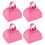 Pack of 4 Compacts Light Weight Cowbell Professional-Pink 1