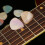 Set van 5 responsieve harsgitaarplectrums met-Transparant wit 5