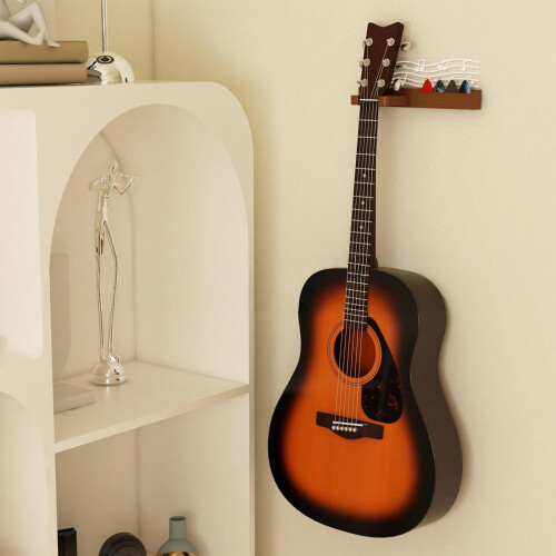 Gitarren-Wandhaken aus Eichenholz, der eine schnelle 2