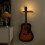 Gitarren-Wandhaken aus Eichenholz, der eine schnelle 6